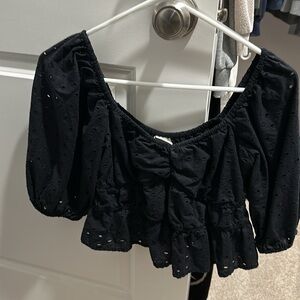 Cute black blouse